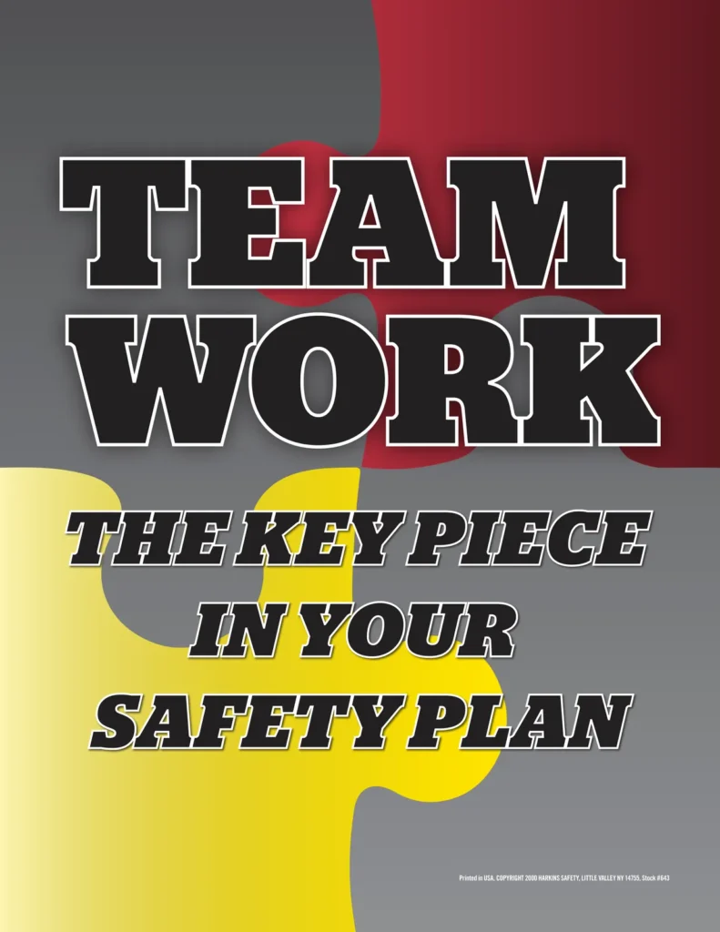 Teamwork Safety Poster