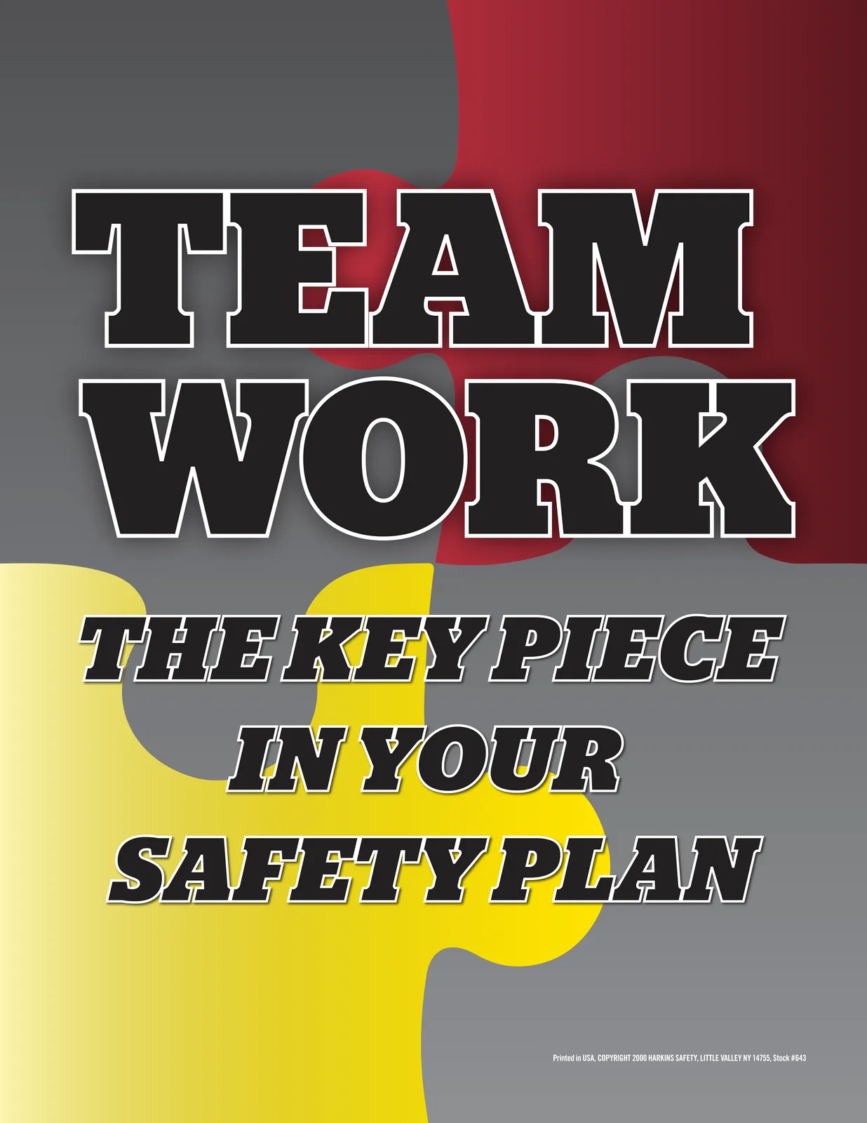 Teamwork Safety Poster