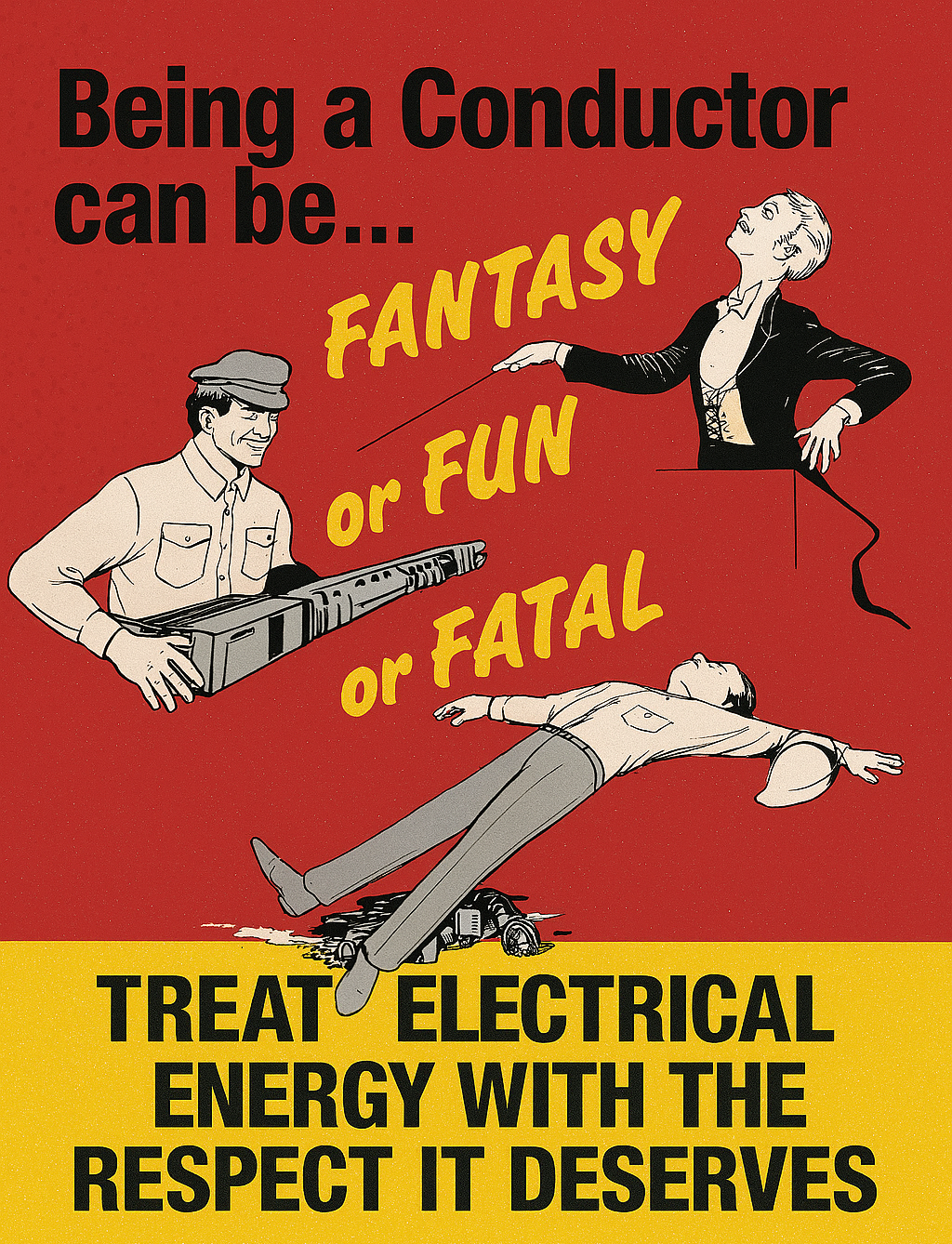 Being A Conductor Poster - Gloss Paper (17" x 22")  | PT245